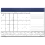 Custom Leatherette Computer Station Desk Pad Calendar - 6
