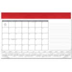 Custom Leatherette Computer Station Desk Pad Calendar - 8