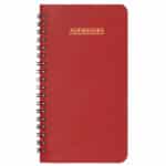 Custom Medium Address Book w / Leatherette Cover - 4