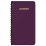 Custom Medium Address Book w / Leatherette Cover - 7