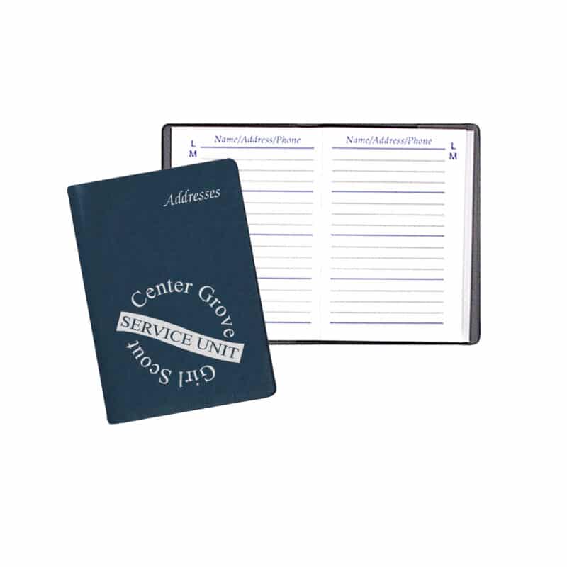 Custom Mini Address Book w/ Continental Cover