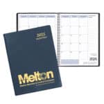 Custom Monthly Desk Appointment Calendar/Planner w/ Continental Vinyl Cover