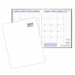 Custom Monthly Desk Appointment Calendar/Planner w/ Saddle Stitched Economy Cover - 1