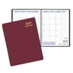 Custom Monthly Desk Appointment Calendar/Planner w/ Shimmer Cover - 1