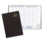 Custom Monthly Desk Refillable Appointment Planner w/ Continental Vinyl Cover - 1