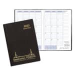 Custom Monthly Desk Refillable Appointment Planner w/ Continental Vinyl Cover