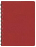 Custom Monthly Desk Wire Bound Appointment Calendar/Planner w/ Leatherette Cover - 4