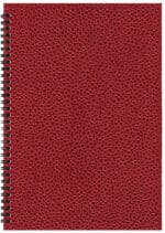 Custom Monthly Desk Wire Bound Appointment Planner w/ Cobblestone Cover - 3