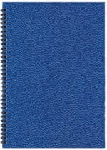 Custom Monthly Desk Wire Bound Appointment Planner w/ Cobblestone Cover - 5