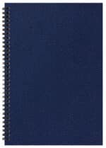 Custom Monthly Desk Wire Bound Appointment Planner w/ Leatherette Cover - 2