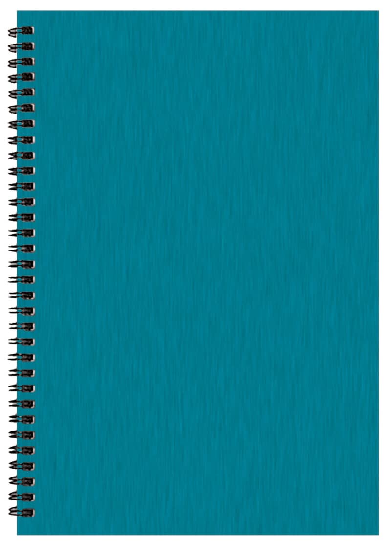 Custom Monthly Desk Wire Bound Appointment Planner w/ Shimmer Cover - 3