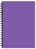 Custom Monthly Desk Wire Bound Appointment Planner w/ Technocolor Cover - 2