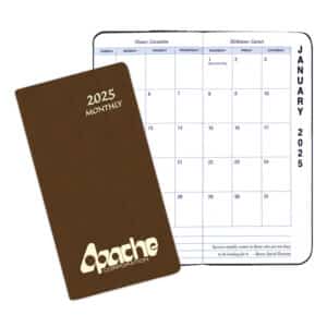 Custom Monthly Pocket Planner w/ Canyon Cover - Upright Format