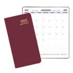 Custom Monthly Pocket Planner w/ Shimmer Cover - 1
