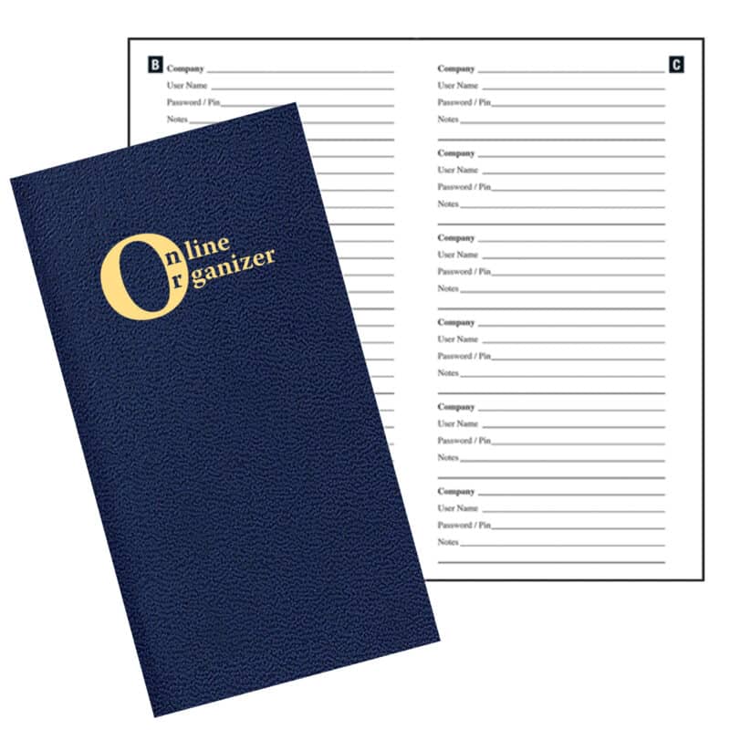Custom Online Organizer/ Leatherette Cover - 1