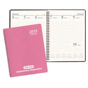 Custom Professional Weekly Desk Appointment Planner w/ Twilight Cover