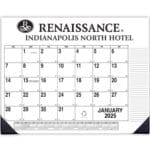 Custom Side Custom Desk Pad Calendar (1 Color)