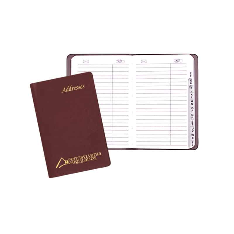 Custom Small Address Book w/ Continental Cover