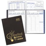 Custom Time Management Planner w/ Continental Vinyl Cover