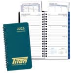 Custom Time Management Pocket Planner w/ Leatherette Cover