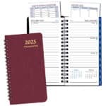 Custom Time Management Pocket Planner w/ Shimmer Cover - 1