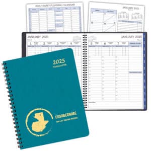 Custom Time:Master Time Management Planner w/ Shimmer Cover