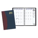 Custom Two Year Monthly Desk Planner w/ Carriage Vinyl Cover - 1