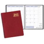 Custom Two Year Monthly Desk Planner w/ Cobblestone Cover - 1