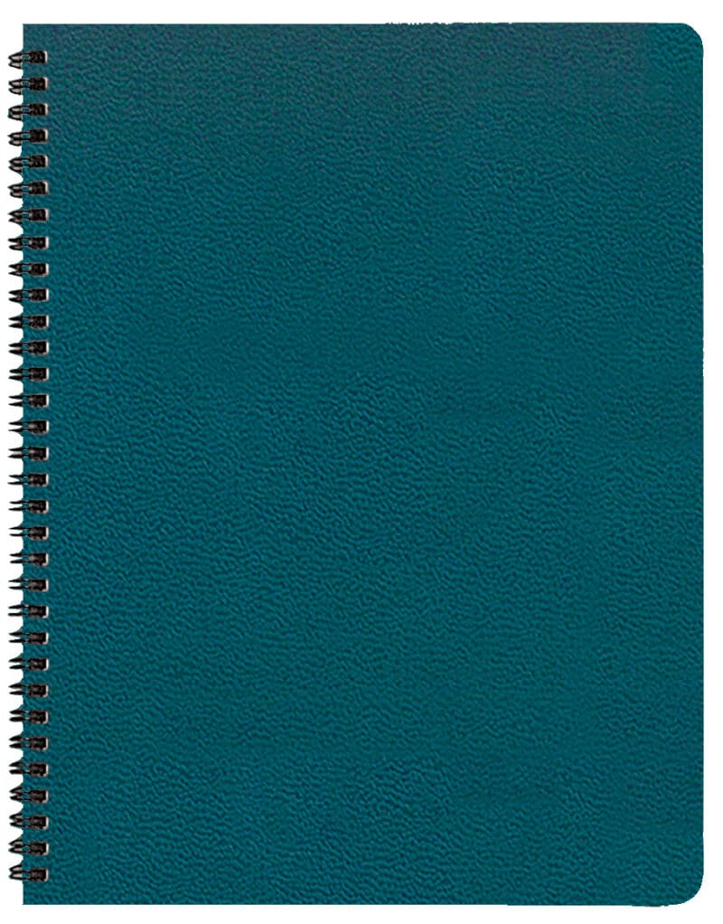 Custom Two Year Monthly Desk Planner w/ Leatherette Cover - 4