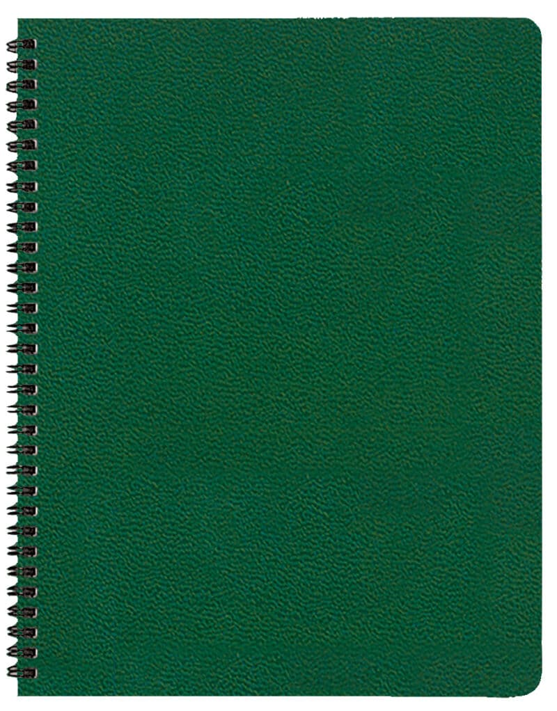 Custom Two Year Monthly Desk Planner w/ Leatherette Cover - 5