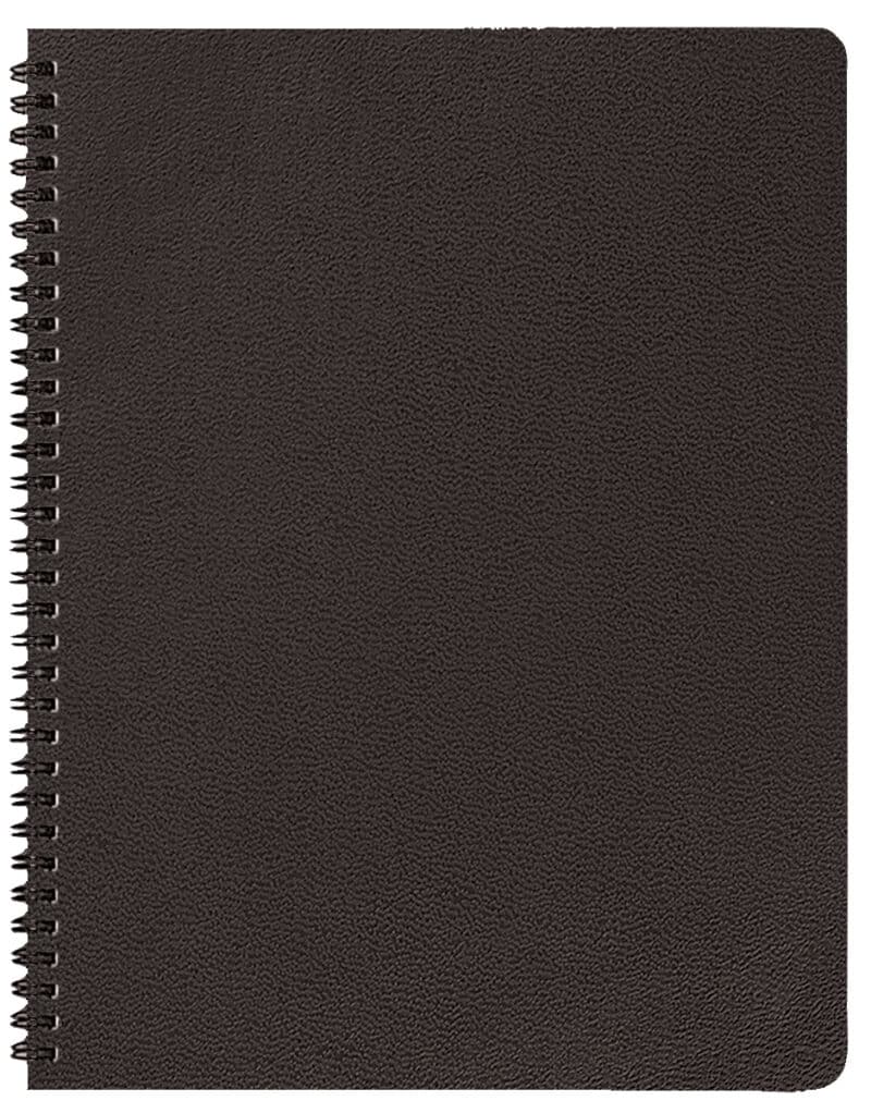 Custom Two Year Monthly Desk Planner w/ Leatherette Cover - 8