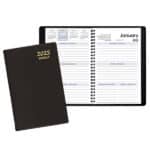 Custom Weekly Desk Appointment Planner w/ Continental Vinyl Cover - 1