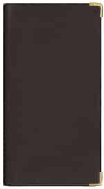 Custom Continental Weekly Pocket Planner w/ Brass Corners - 5