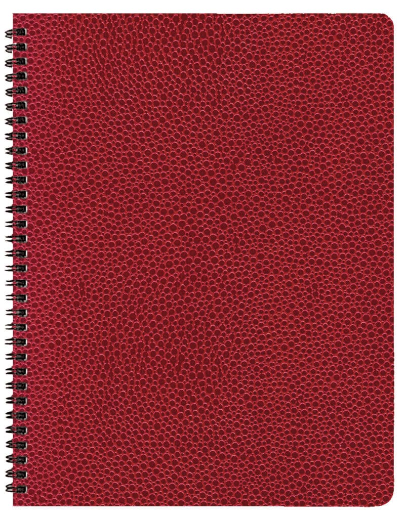 Custom Two Year Monthly Desk Planner w/ Cobblestone Cover - 5