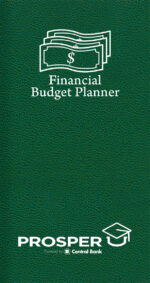 Custom Financial Budget Pocket Planner Leatherette Cover