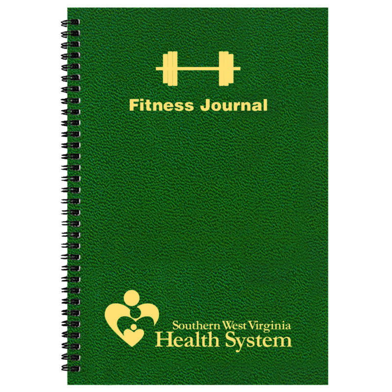 Custom Fitness Journal Large 5 1/2 x 8 1/2