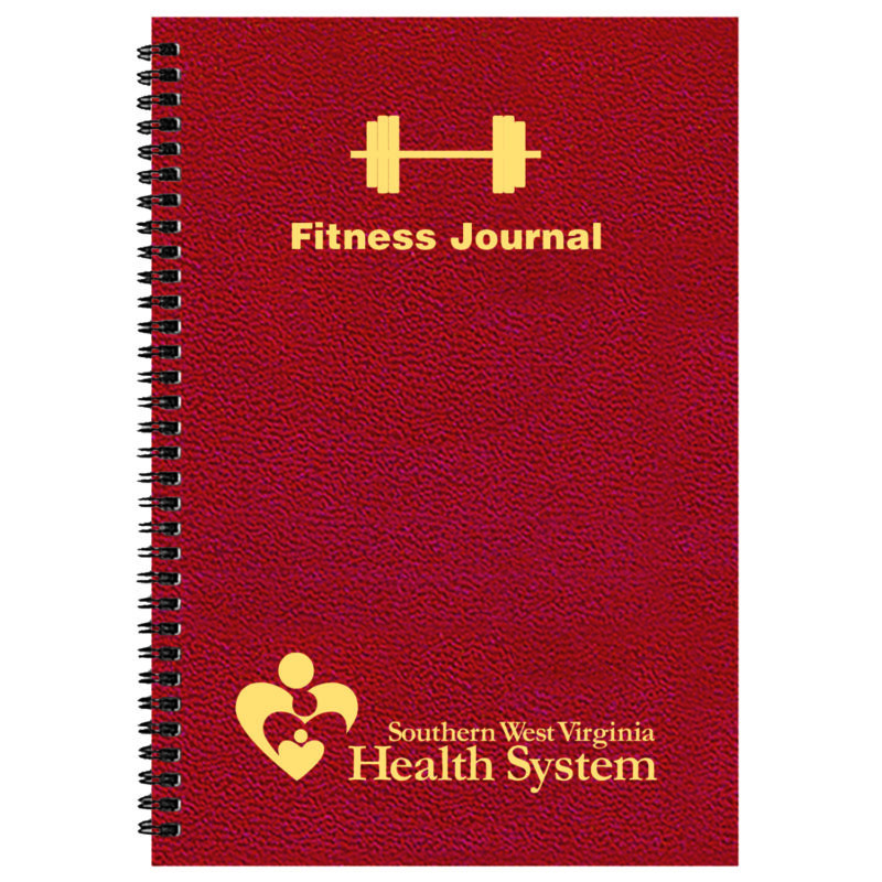 Custom Fitness Journal Large 5 1/2 x 8 1/2