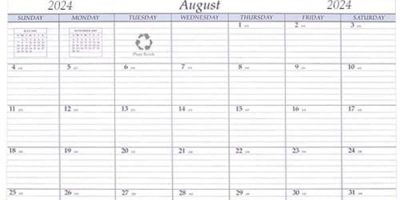 Custom Academic Desk Calendar Pad - 1